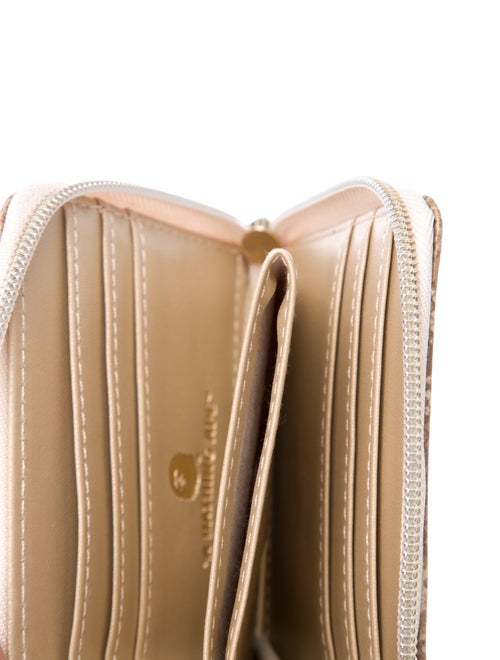 A Bathing Ape Snake Pattern Lucky Mini Leather Compact Wallet