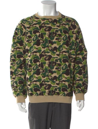 A Bathing Ape Baby Milo Camo Printed Pullover