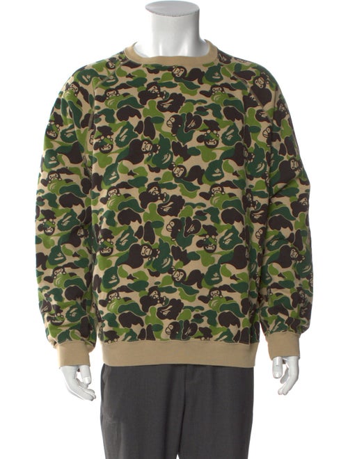 A Bathing Ape Baby Milo Camo Printed Pullover