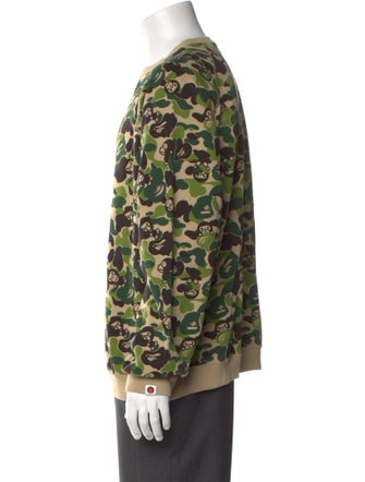 A Bathing Ape Baby Milo Camo Printed Pullover