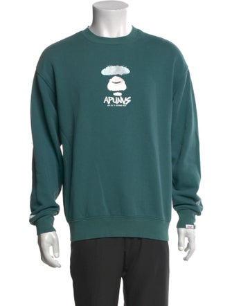 Aape by A Bathing Ape Signature Logo Graphic Print Sweatshirt