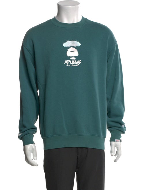 Aape by A Bathing Ape Signature Logo Graphic Print Sweatshirt