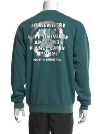 Aape by A Bathing Ape Signature Logo Graphic Print Sweatshirt