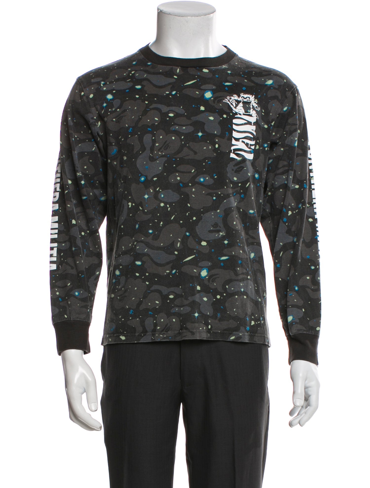 A Bathing Ape Printed Crew Neck T-Shirt