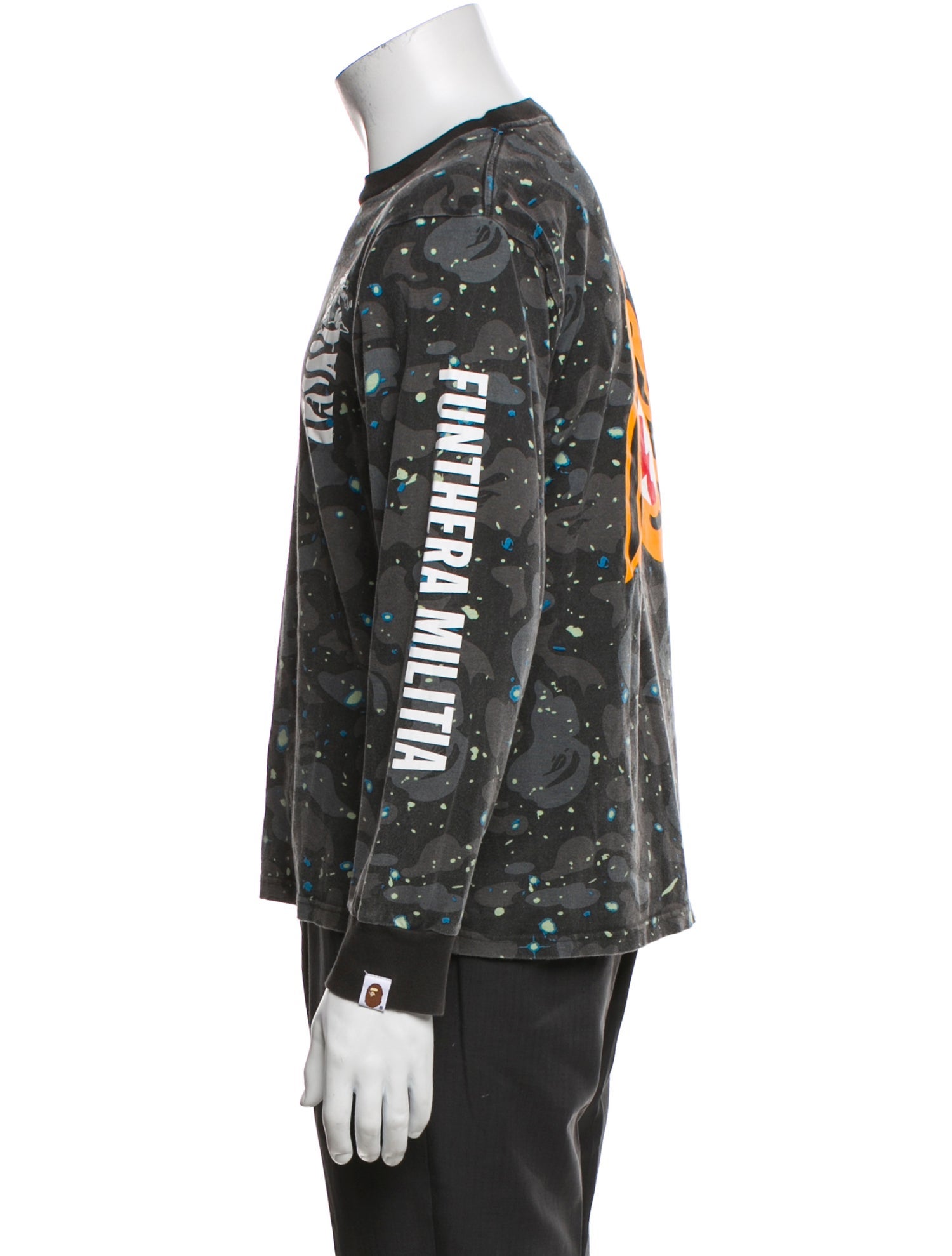 A Bathing Ape Printed Crew Neck T-Shirt