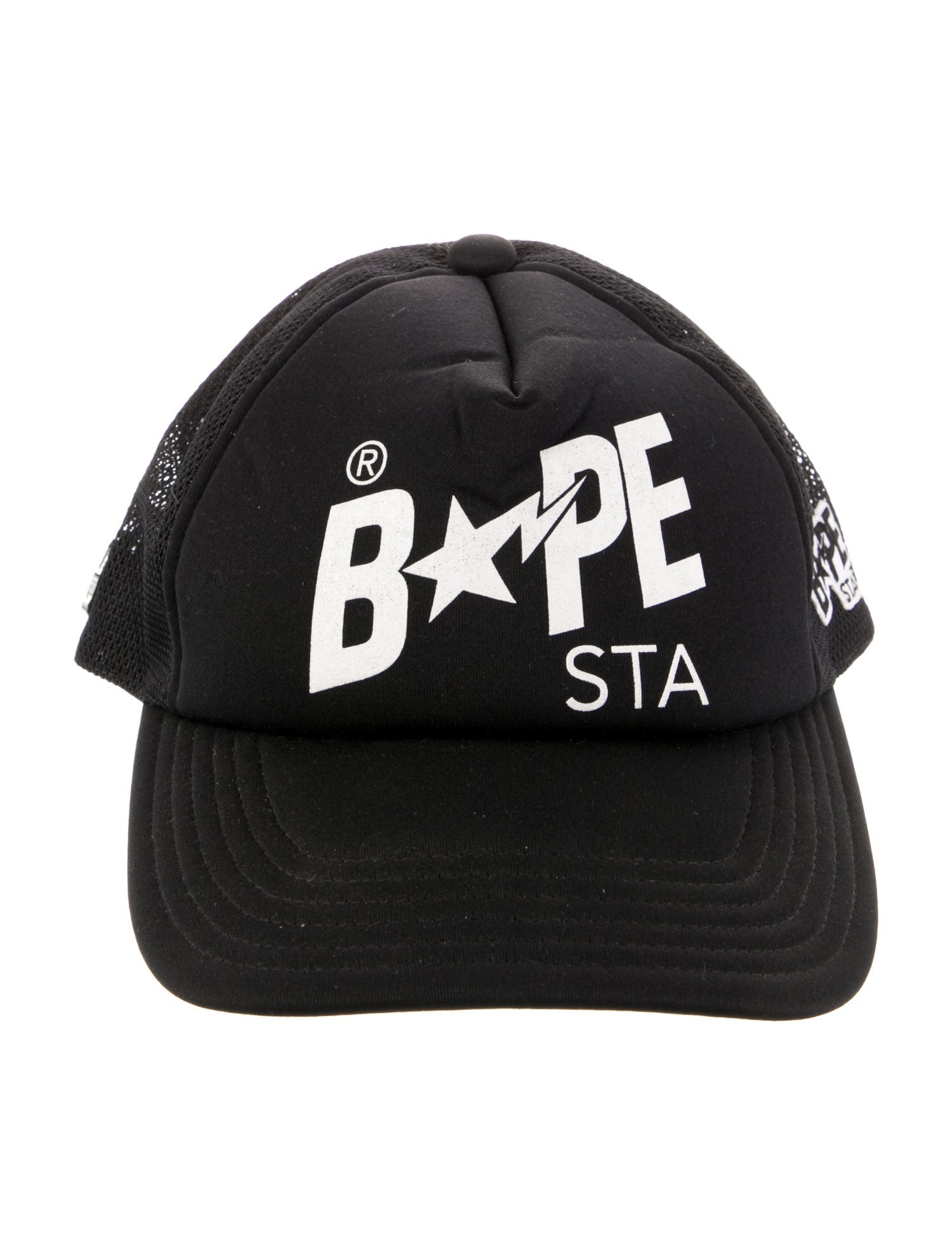 A Bathing Ape 'Bape Sta' Mesh Trucker Hat