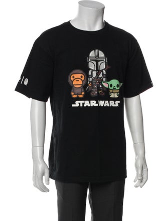 BAPE x Star Wars The Mandalorian Graphic Print T-Shirt