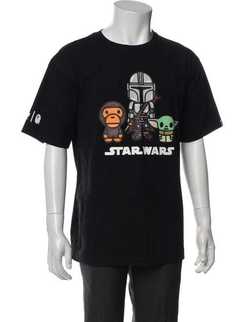 BAPE x Star Wars The Mandalorian Graphic Print T-Shirt