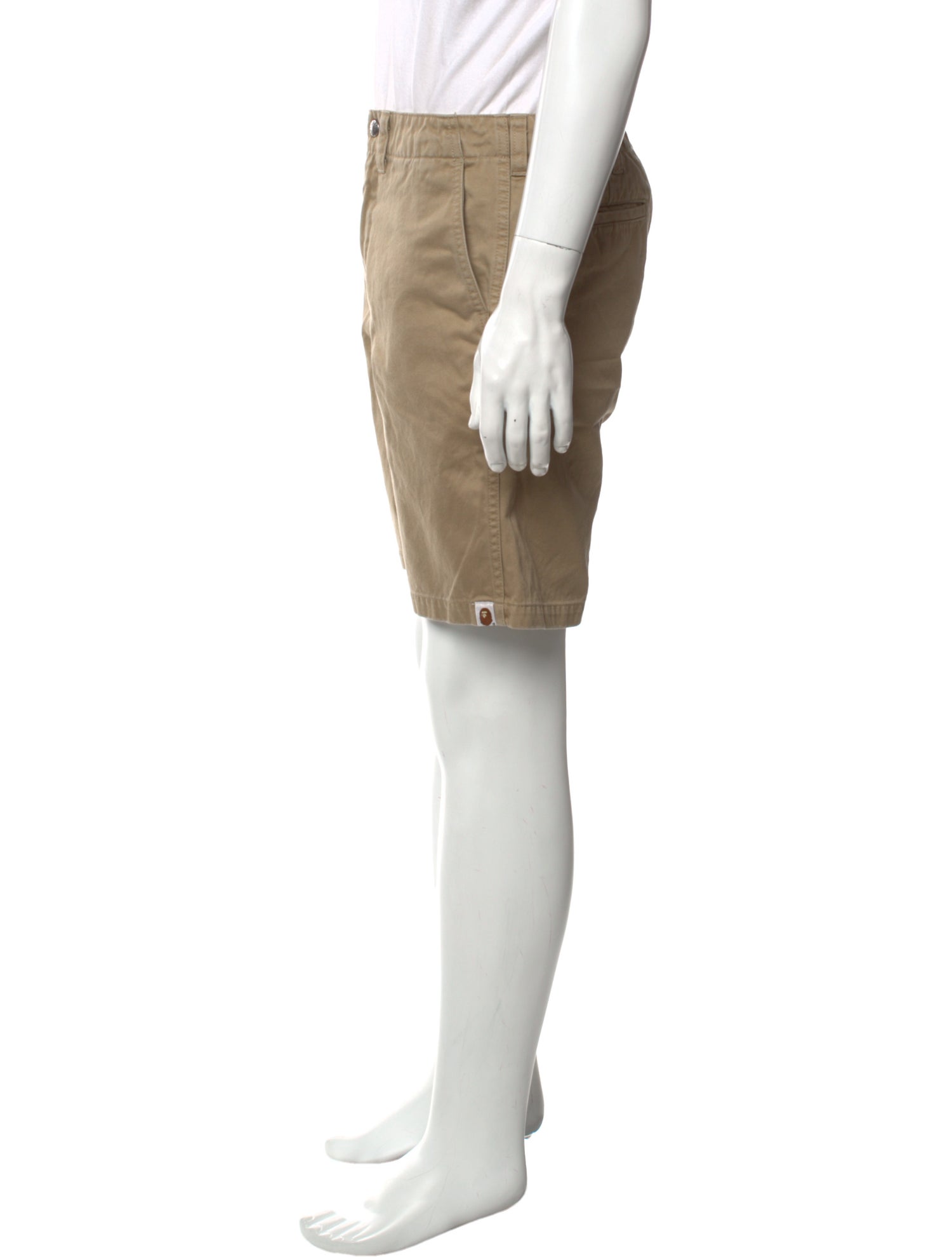 A Bathing Ape Splatter Ape Head Flat Front Shorts