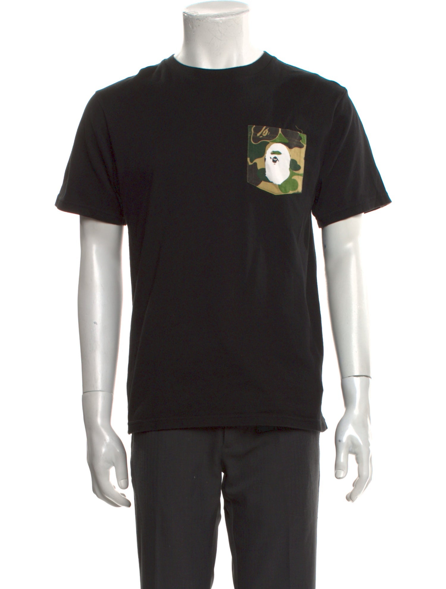 A Bathing Ape Camo Pocket Graphic Print T-Shirt