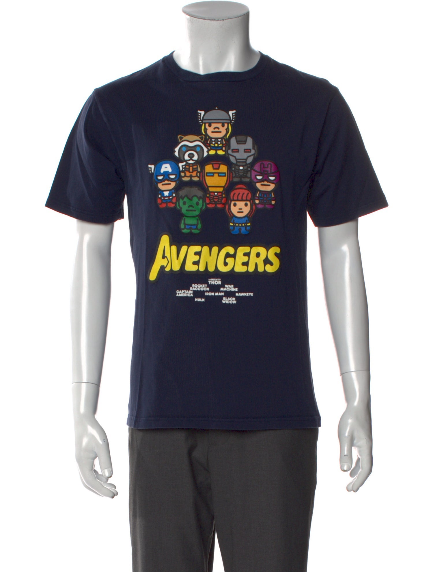 Bape x Marvel Avengers Graphic Print T-Shirt