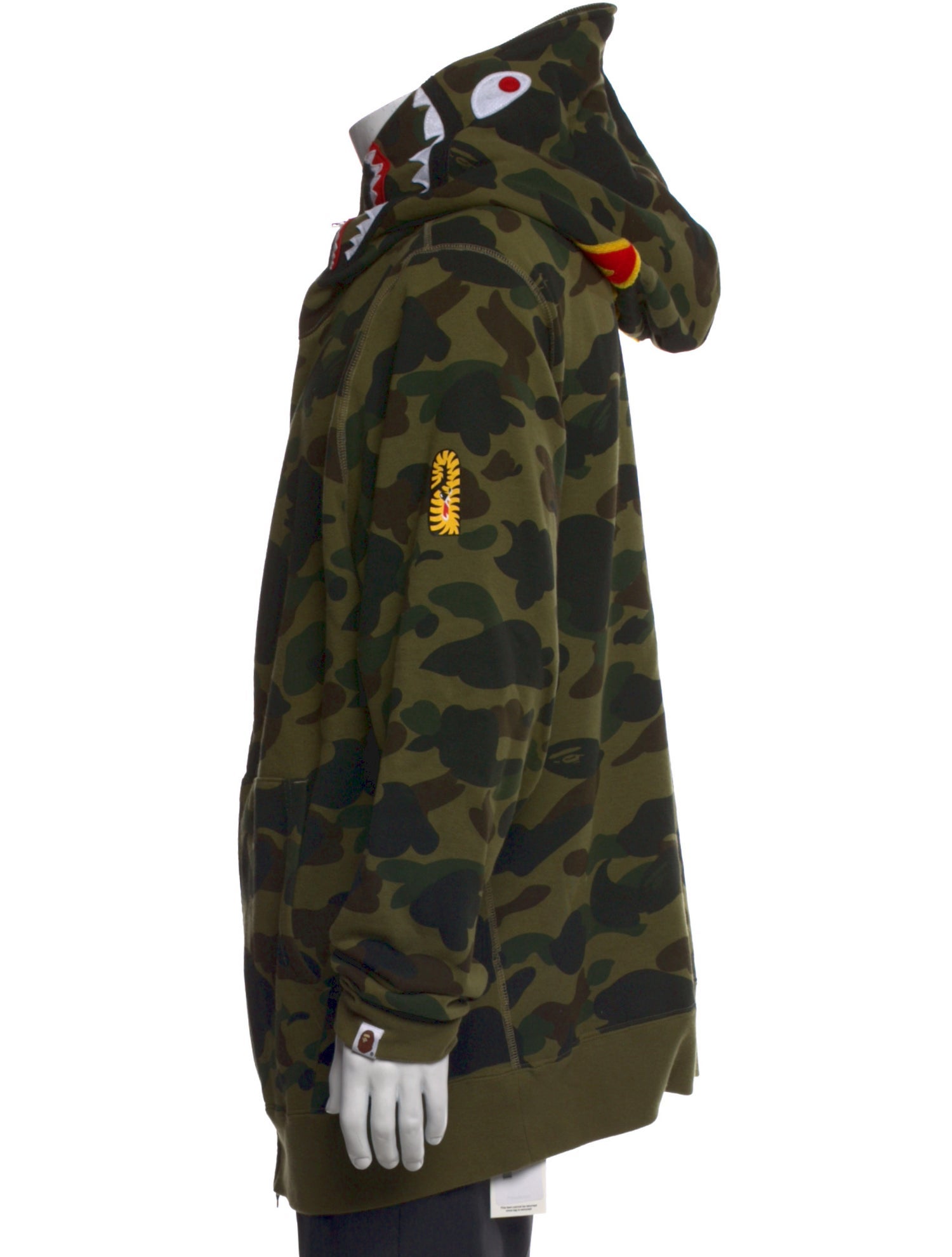 A Bathing Ape Printed Crew Neck Hoodie