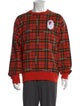 A Bathing Ape Plaid Logo Plaid Print Pullover