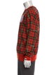A Bathing Ape Plaid Logo Plaid Print Pullover