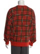 A Bathing Ape Plaid Logo Plaid Print Pullover