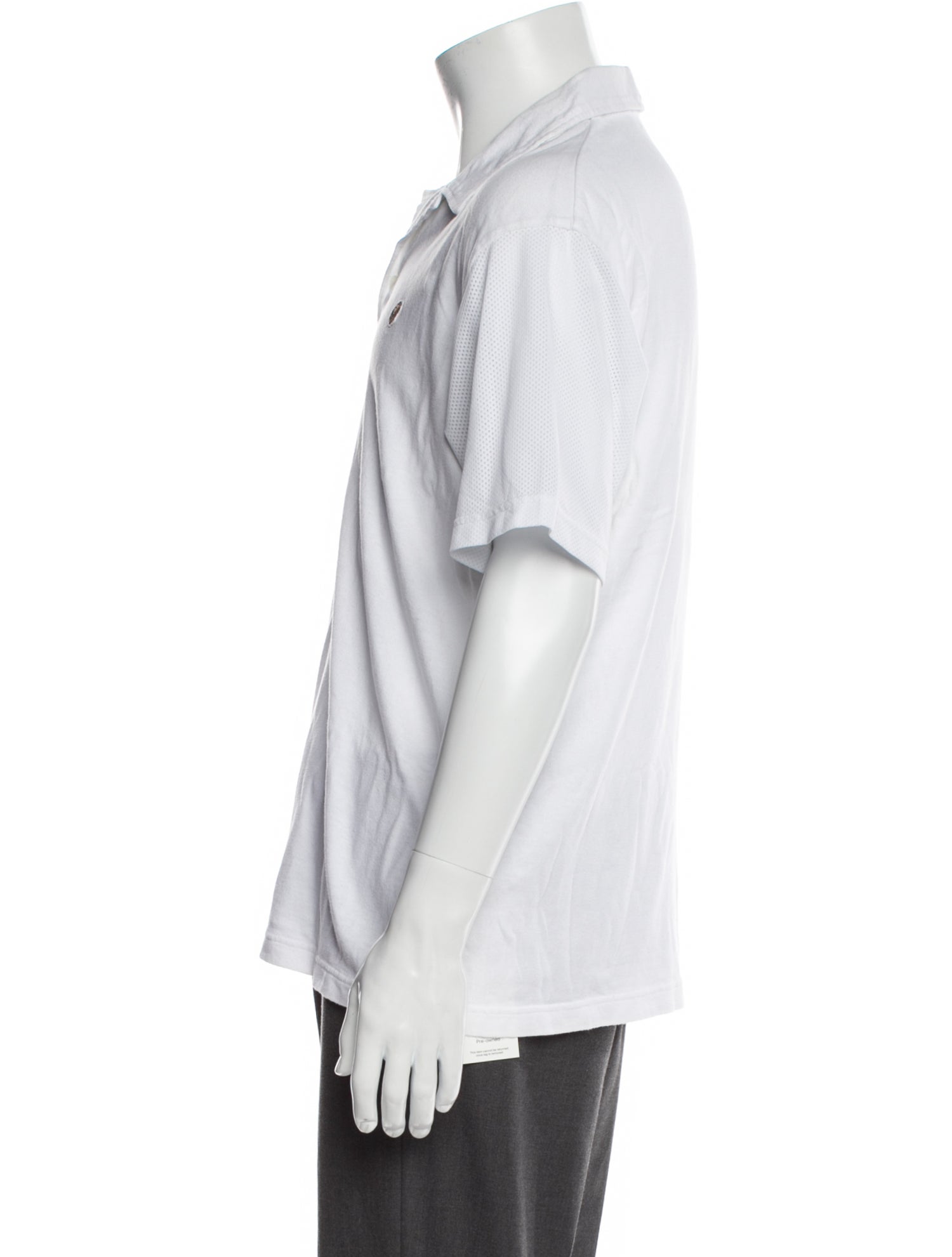 A Bathing Ape Head Logo Collar Polo Shirt