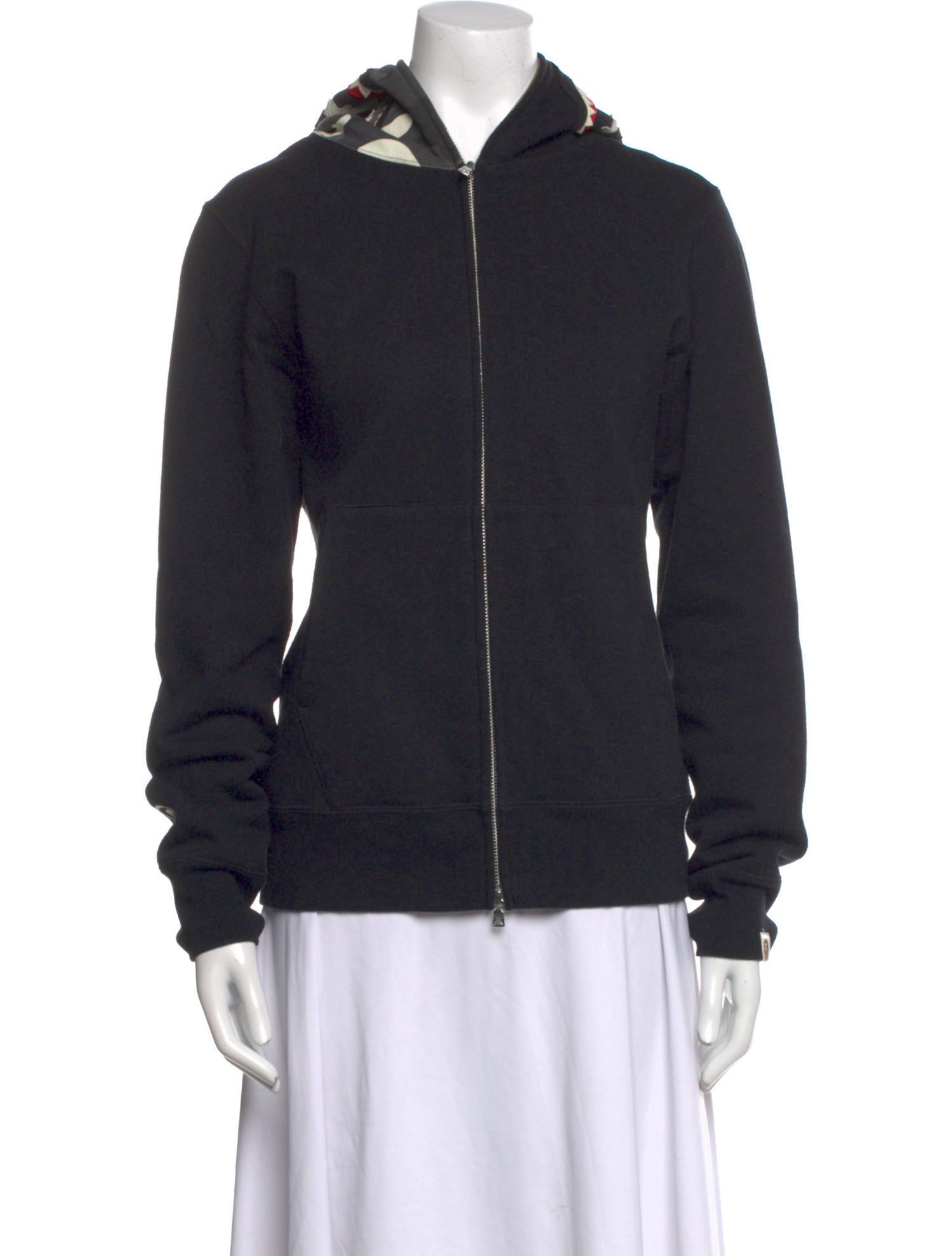 BAPE Shark Full Zip Camo Mock Neck Sweatshirt