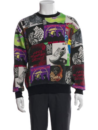 A Bathing Ape Album Monogram Printed Pullover