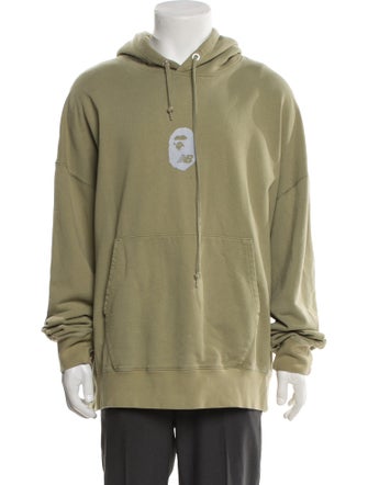 New Balance X Bape Signature Logo Graphic Print Hoodie