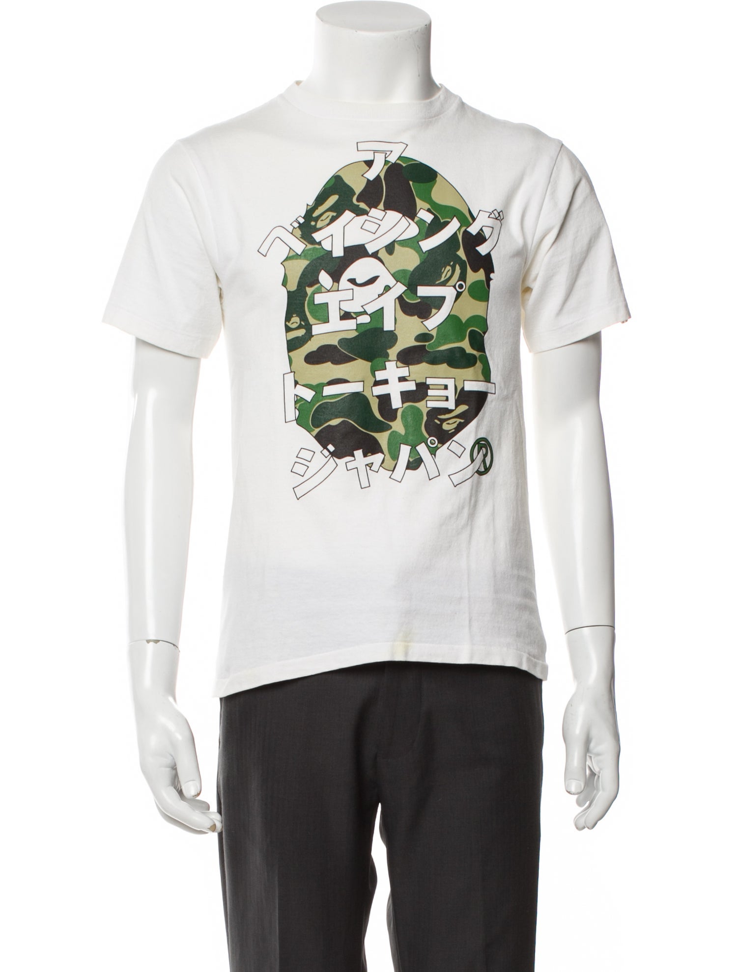 A Bathing Ape Graphic Print Crew Neck T-Shirt