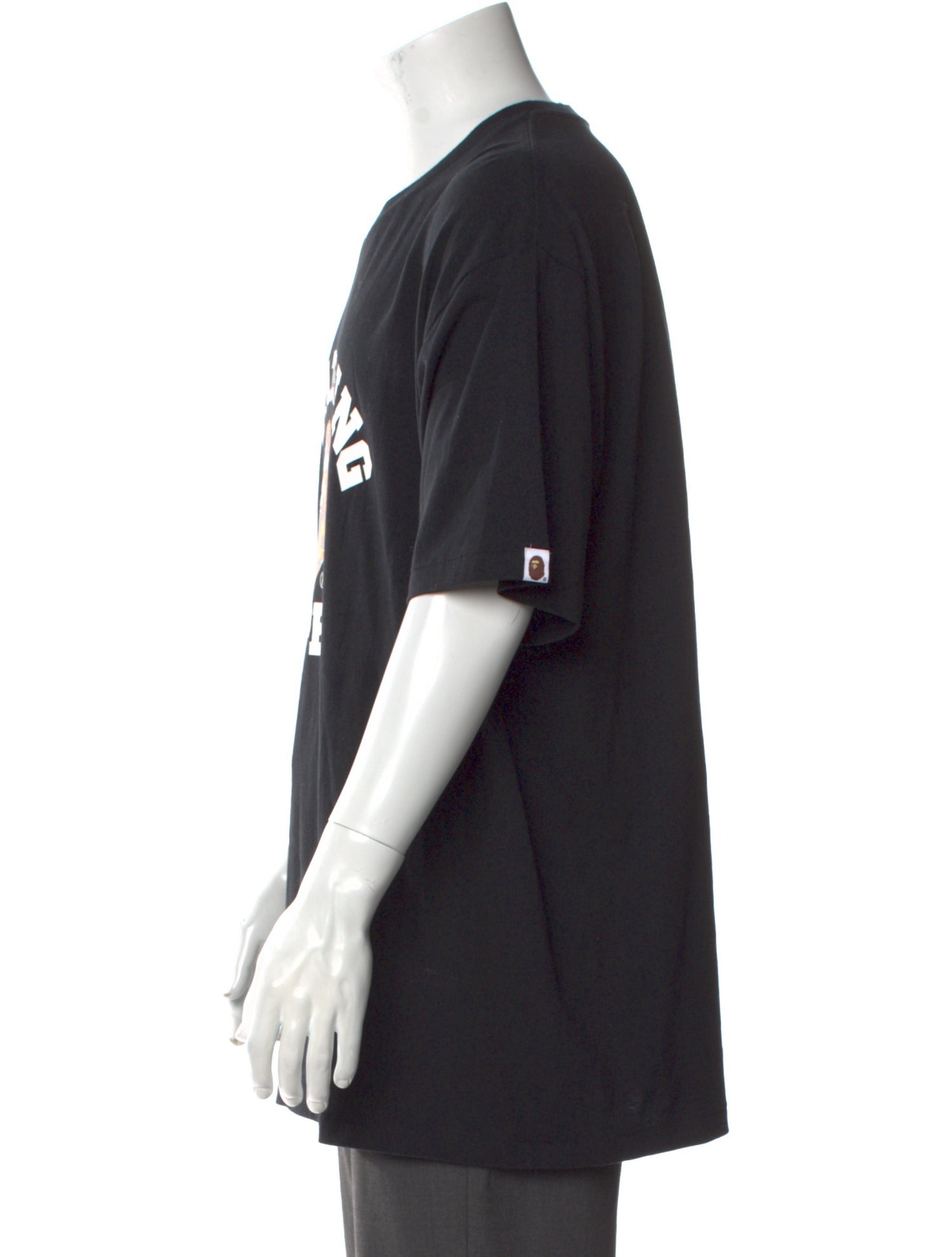 A Bathing Ape Tie Dye College Logo Graphic Print T-Shirt