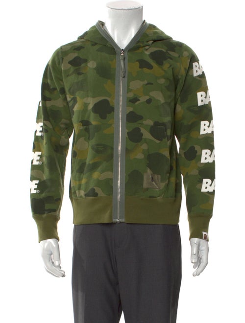 A Bathing Ape Graduation Camo Camouflage Print Hoodie