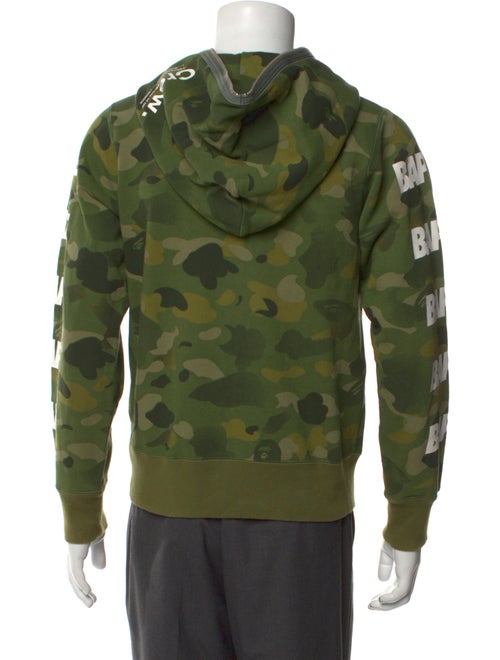 A Bathing Ape Graduation Camo Camouflage Print Hoodie