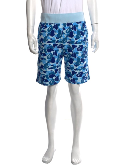 A Bathing Ape Printed Jogger Shorts