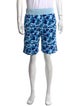 A Bathing Ape Printed Jogger Shorts