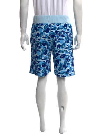 A Bathing Ape Printed Jogger Shorts