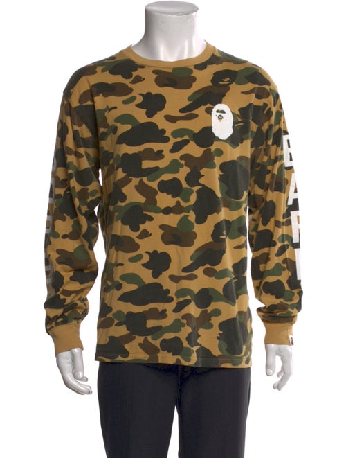 A Bathing Ape Camo Camouflage Print T-Shirt