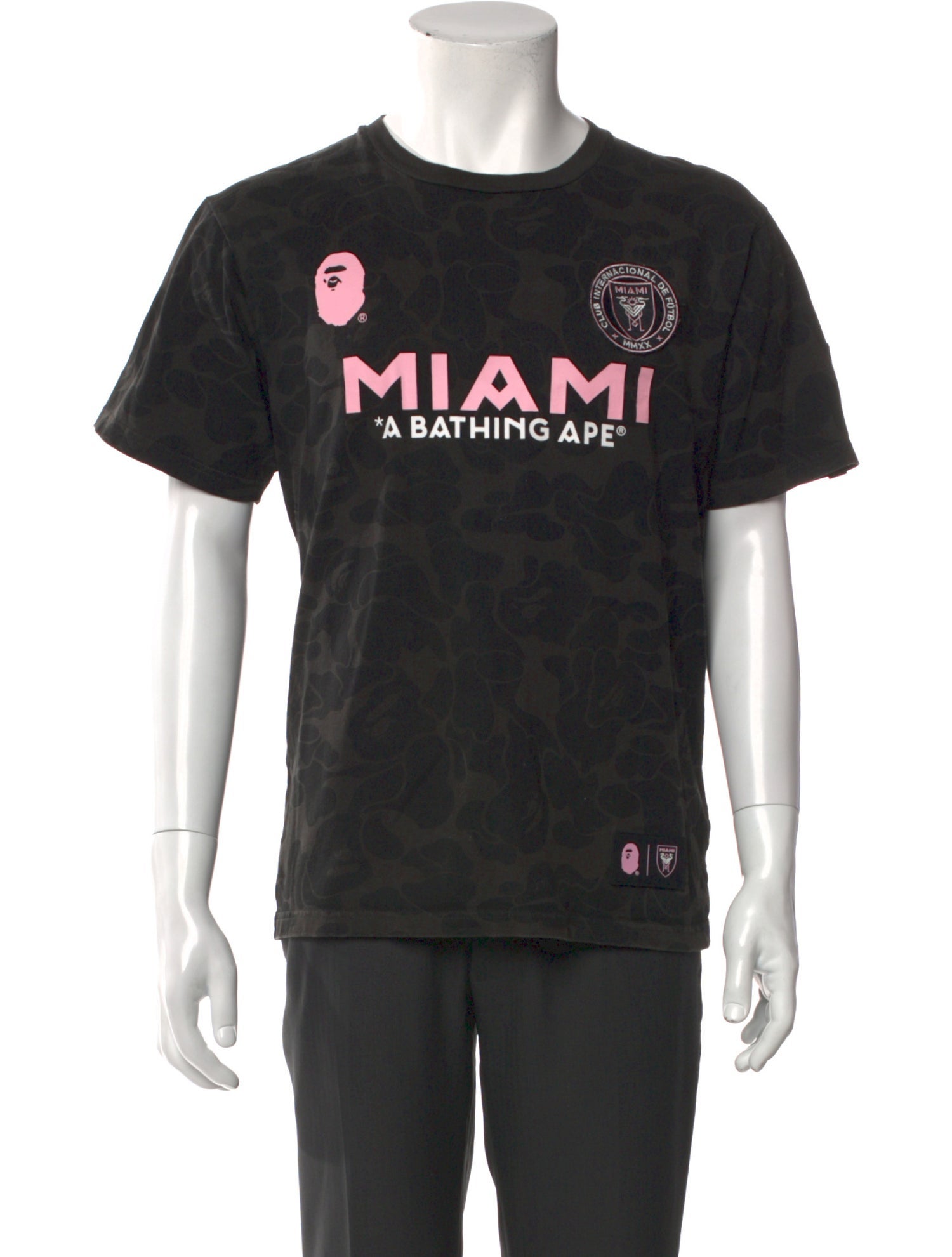 A Bathing Ape x Inter Miami CF Graphic Print T-Shirt