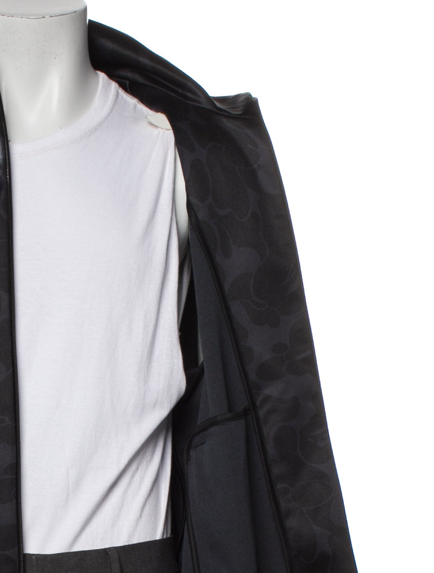 A Bathing Ape Solid Camo Track Jacket Windbreaker