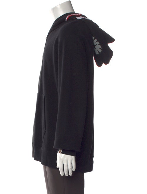 A Bathing Ape Camo Shark Zip Up Printed Hoodie