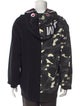 A Bathing Ape Camo Shark Zip Up Printed Hoodie