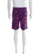 A Bathing Ape Camouflage Print Jogger Shorts