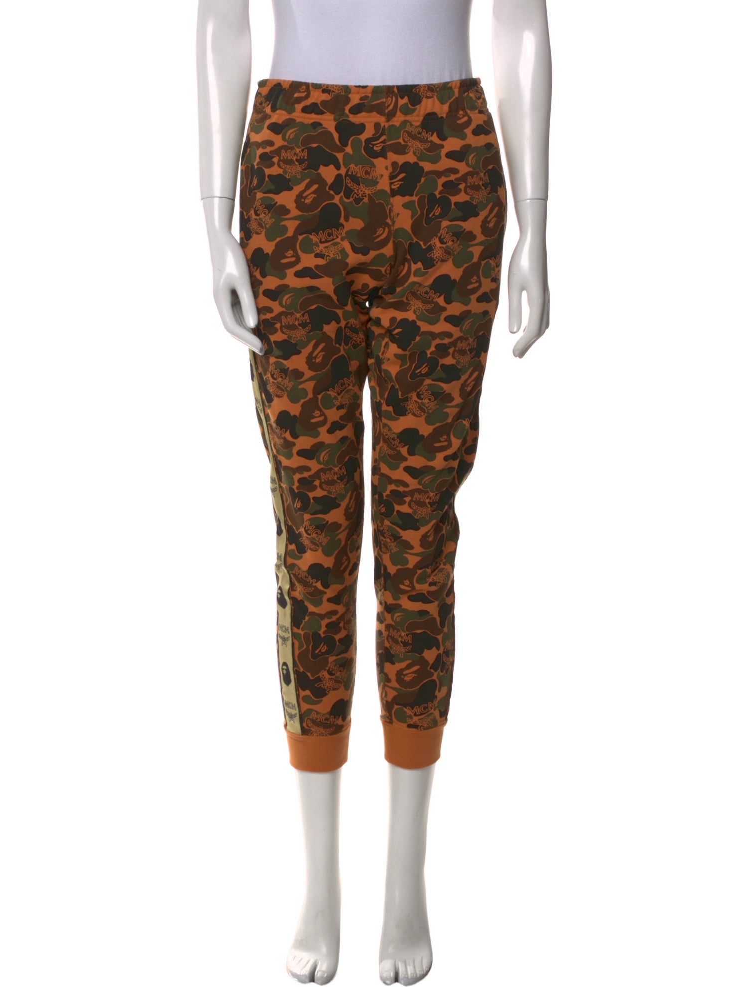 Bape x MCM Printed Skinny Leg Pants w/ Tags