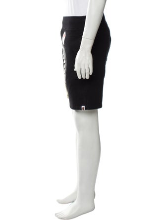 A Bathing Ape Camo Shark Jogger Shorts