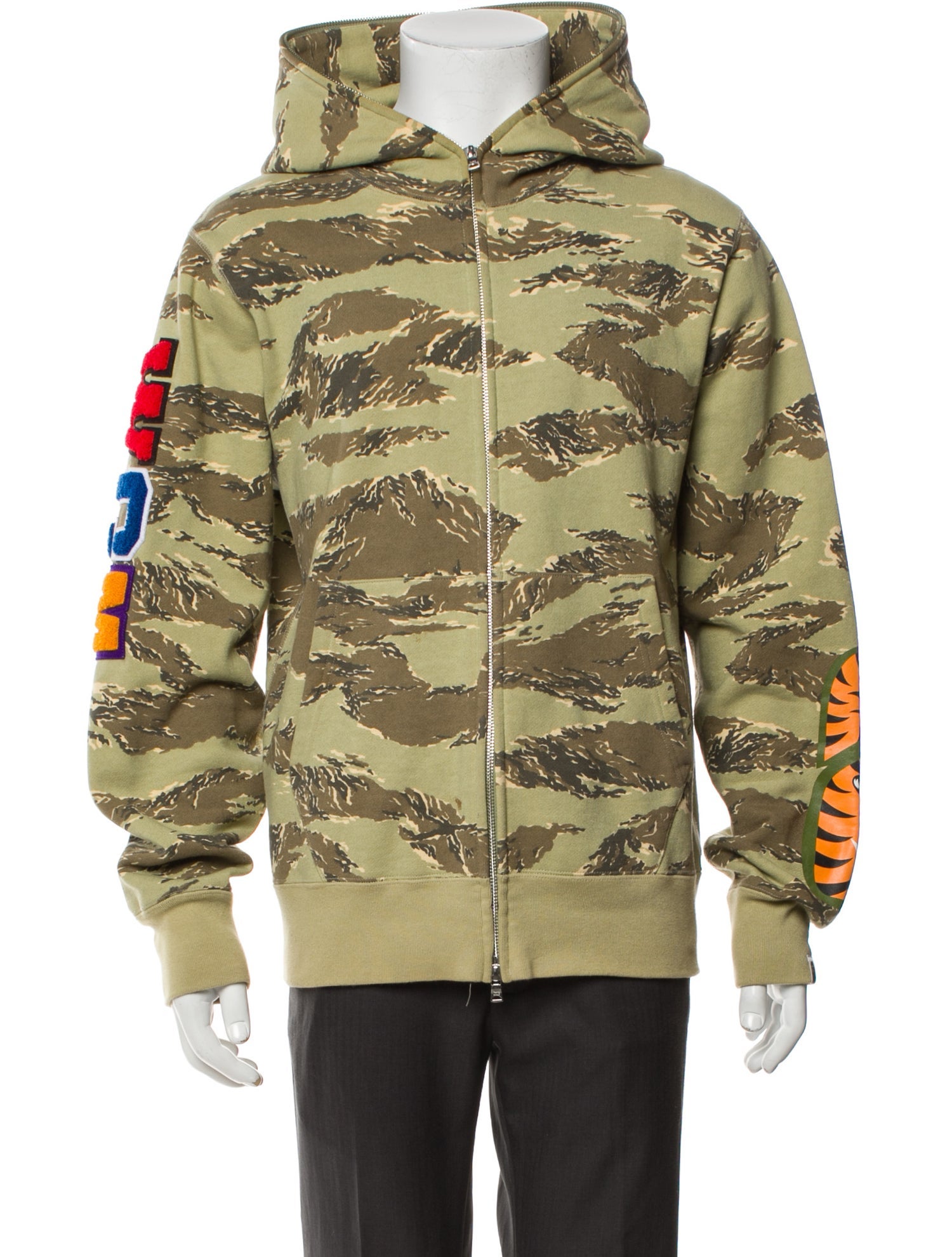 A Bathing Ape Camouflage Print Parka