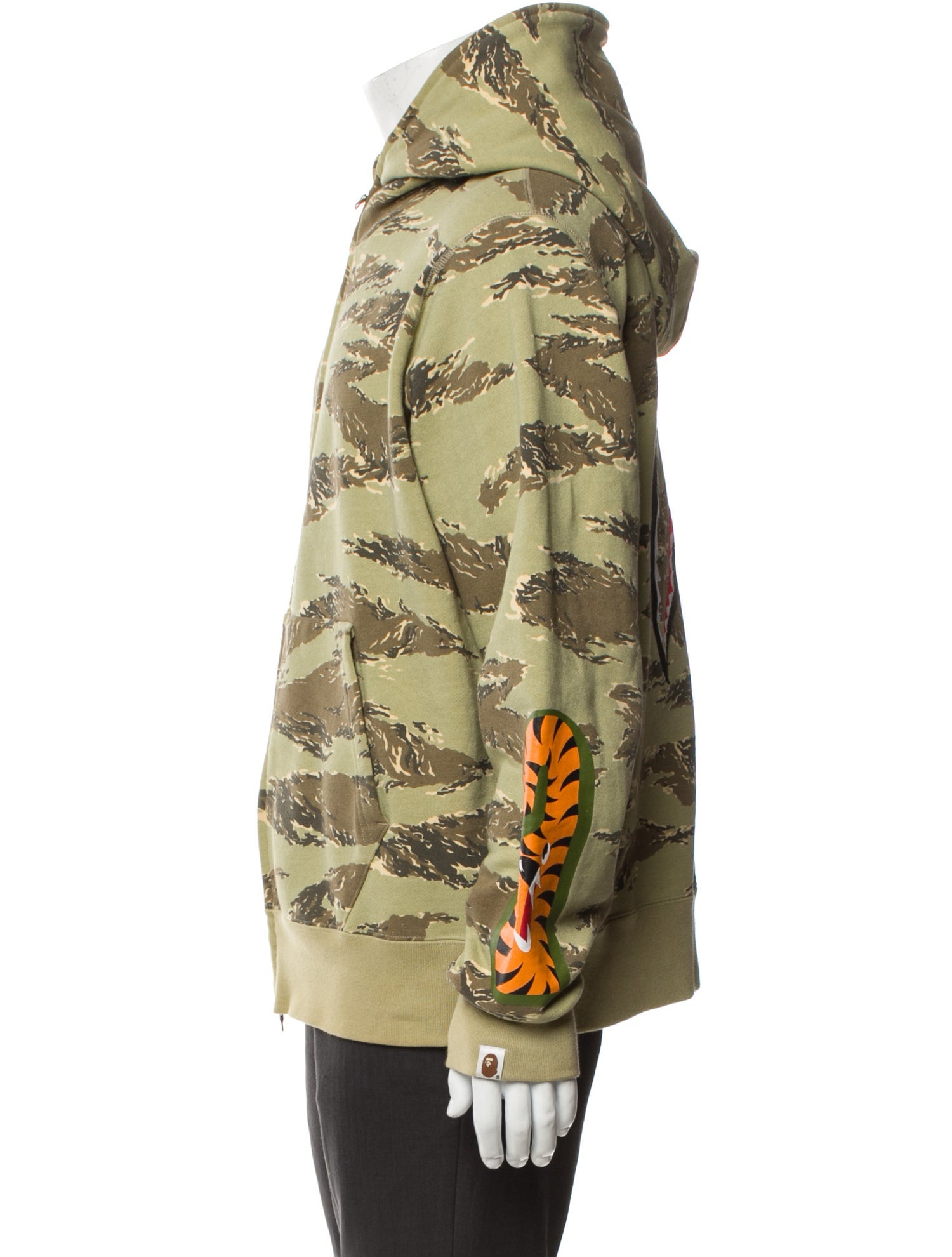 A Bathing Ape Camouflage Print Parka