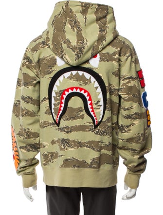 A Bathing Ape Camouflage Print Parka