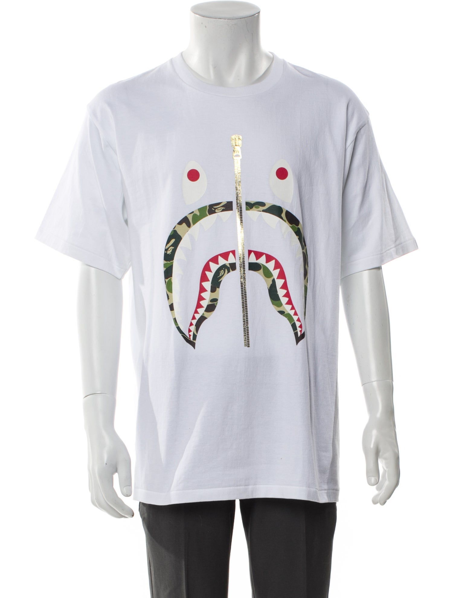 A Bathing Ape Graphic Print Crew Neck T-Shirt