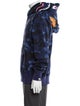 A Bathing Ape Camo Shark Wide Full Zip Double Hoodie Camouflage Print Hoodie
