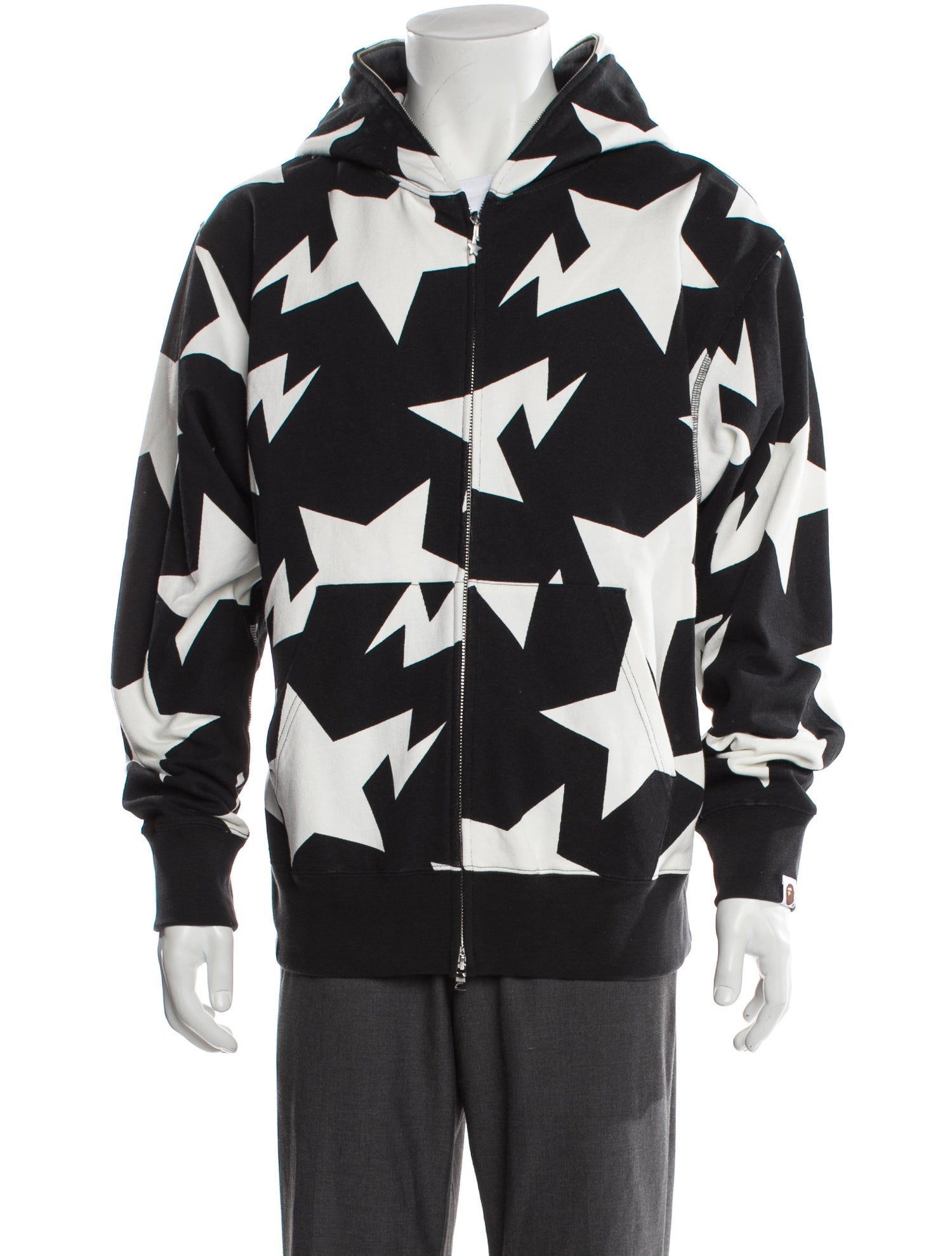 A Bathing Ape Sta Printed Full Zip Hoodie Printed Hoodie