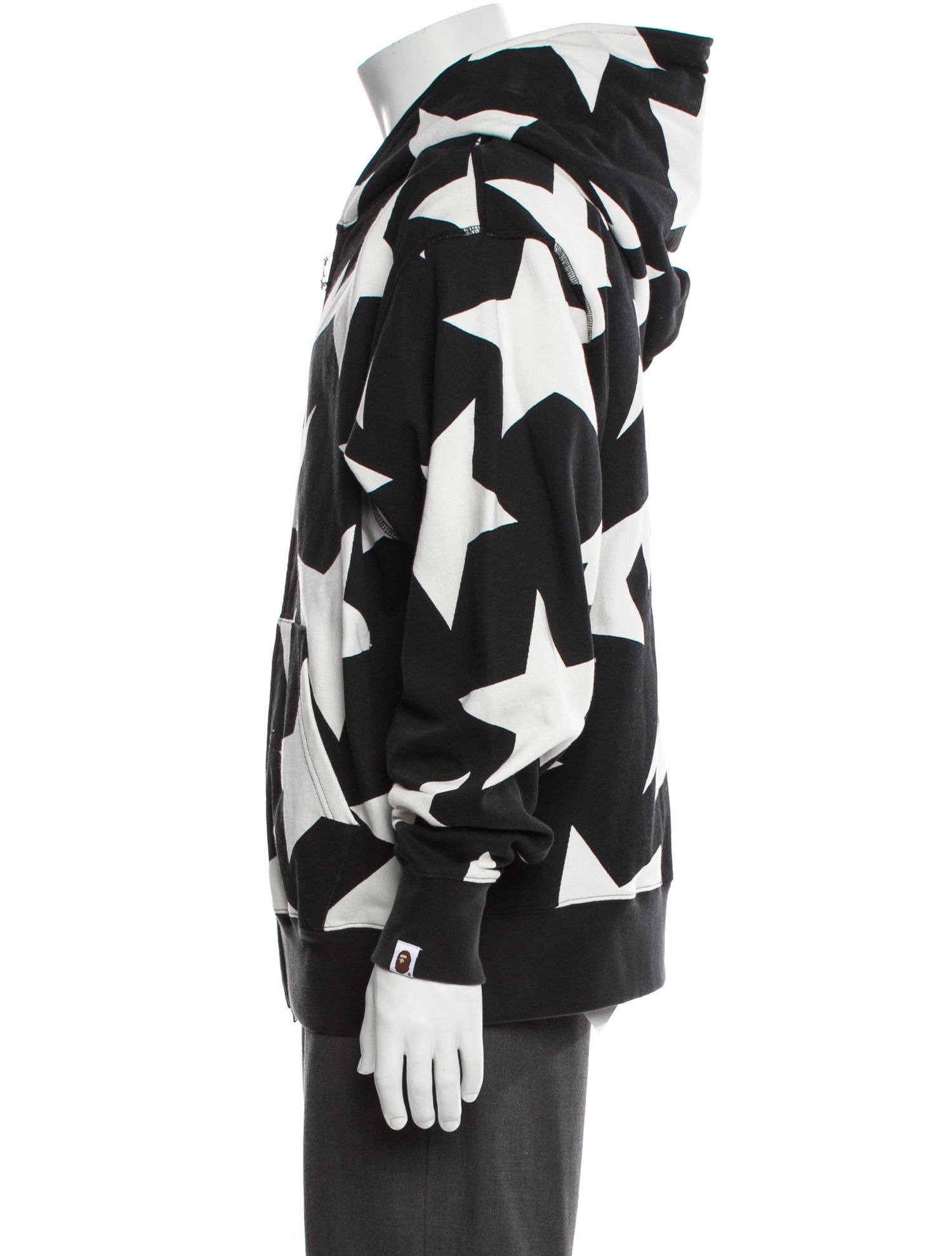 A Bathing Ape Sta Printed Full Zip Hoodie Printed Hoodie