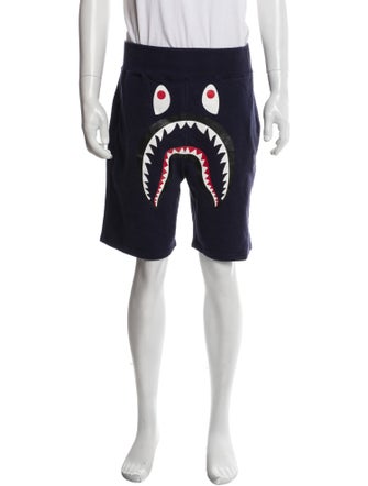 A Bathing Ape Graphic Print Jogger Shorts