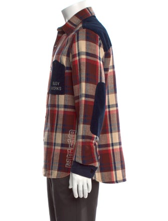 A Bathing Ape 2020 Busy Works Check Flannel Shirt