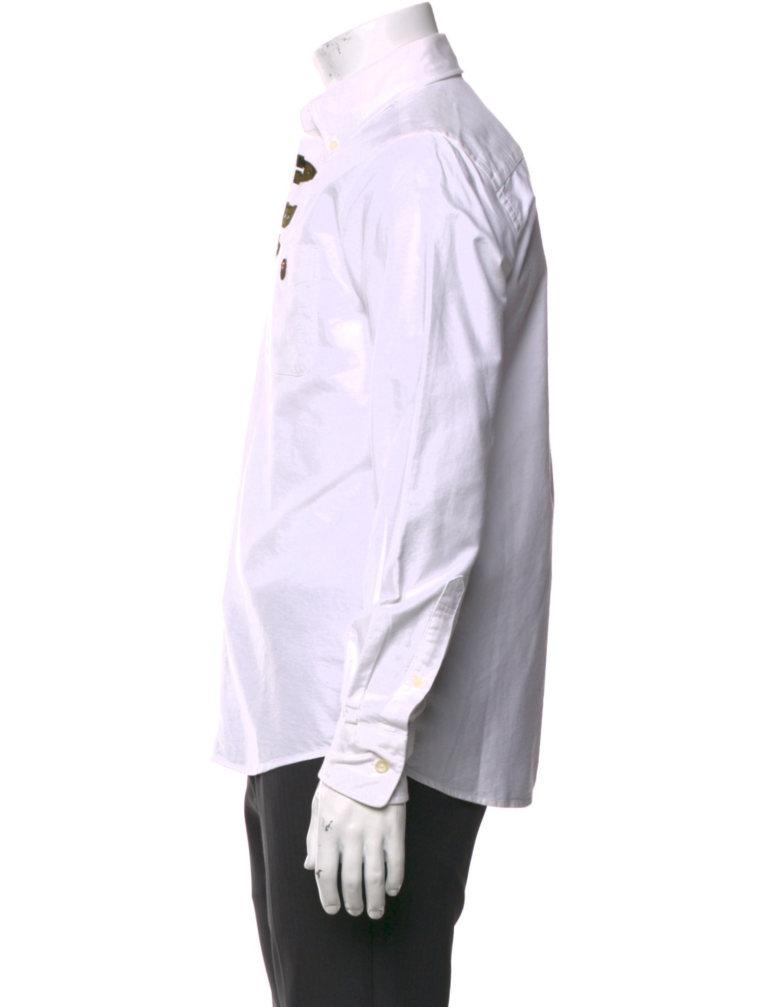 A Bathing Ape Graphic Print Long Sleeve Western Shirt