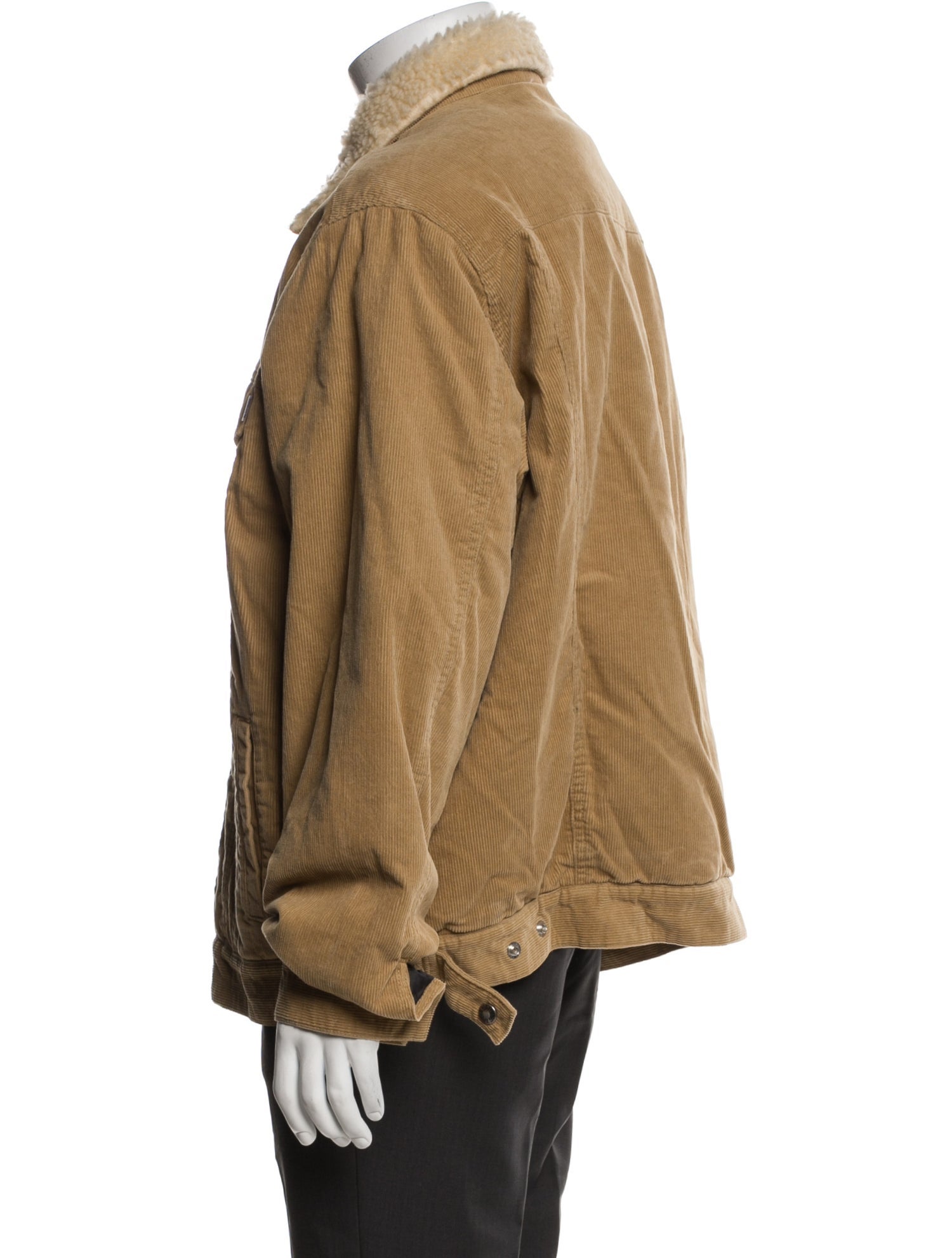 A Bathing Ape Colorblock Pattern Trucker Jacket