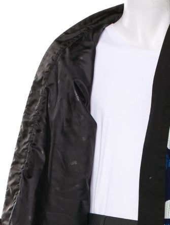 A Bathing Ape Camo Kimono Printed Parka